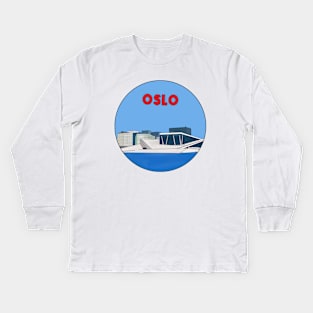 Oslo Norway Kids Long Sleeve T-Shirt